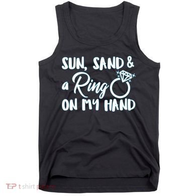 Bride Sun Sand & A Ring On My Hand Tank Top