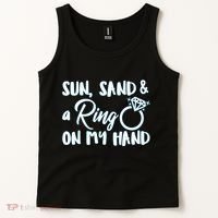 Bride Sun Sand & A Ring On My Hand Tank Top thumb 2