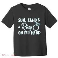 Bride Sun Sand & A Ring On My Hand Toddler T-Shirt thumb 0