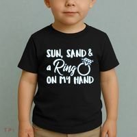 Bride Sun Sand & A Ring On My Hand Toddler T-Shirt thumb 2