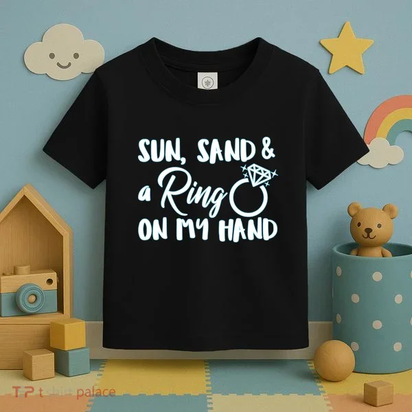 Bride Sun Sand & A Ring On My Hand Toddler T-Shirt