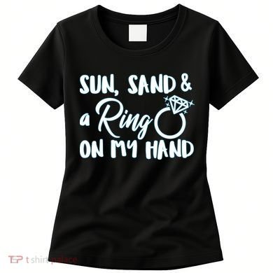 Bride Sun Sand & A Ring On My Hand Women's T-Shirt