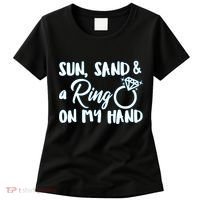 Bride Sun Sand & A Ring On My Hand Women's T-Shirt thumb 0
