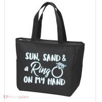 Bride Sun Sand & A Ring On My Hand Tote Bag thumb 3