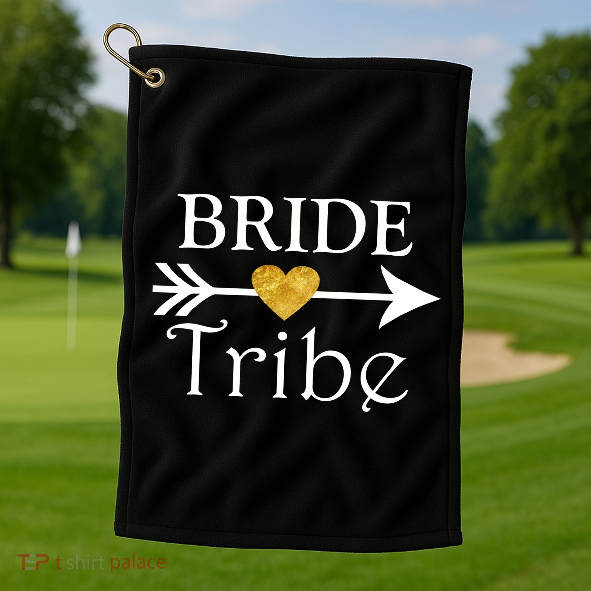 Bride Tribe Arrow Golf Towel