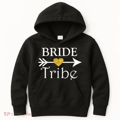Bride Tribe Arrow Kids Hoodie