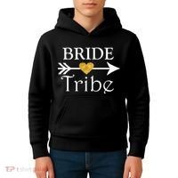 Bride Tribe Arrow Kids Hoodie thumb 4