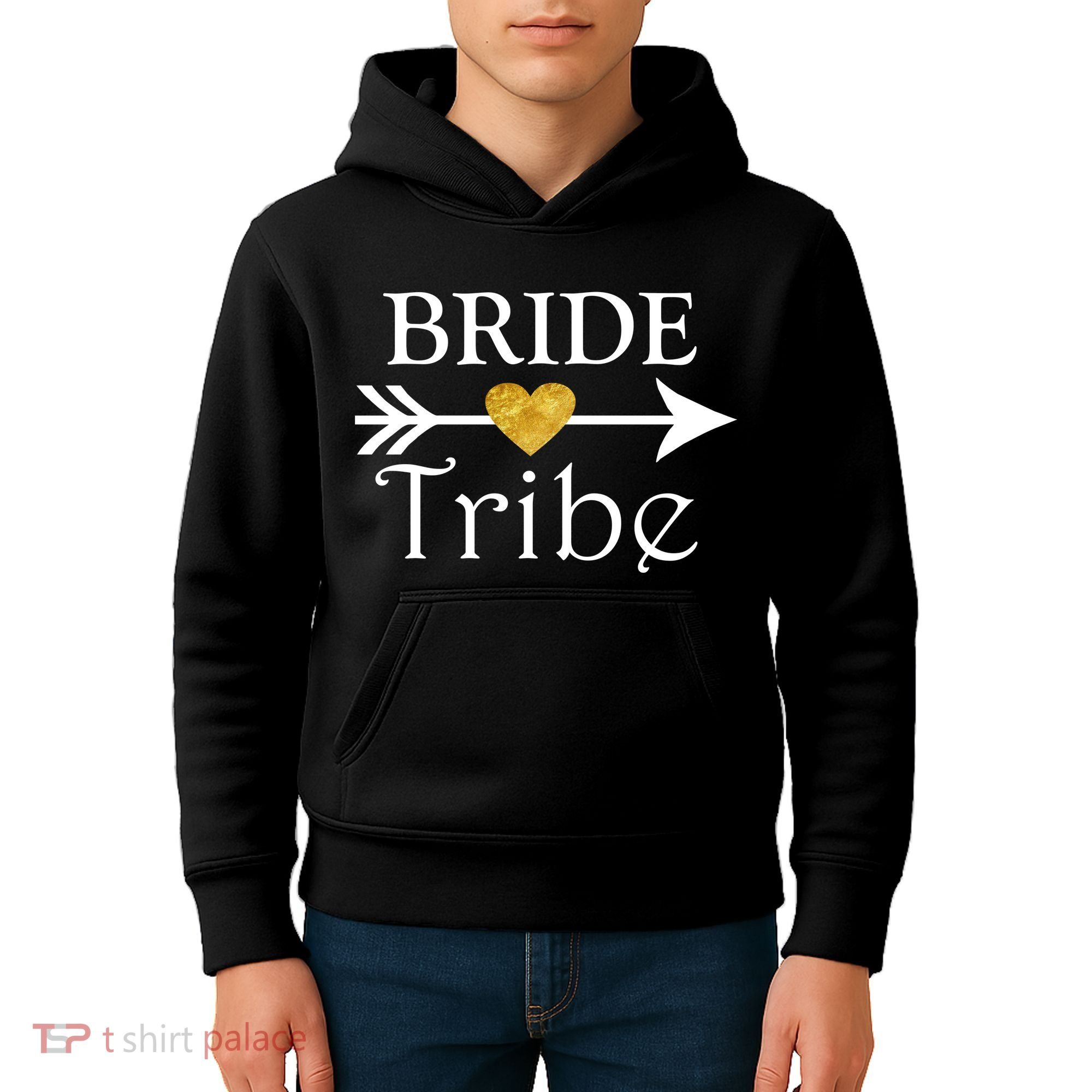 Bride Tribe Arrow Kids Hoodie
