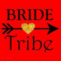 Bride Tribe Arrow Santa Hat thumb 1
