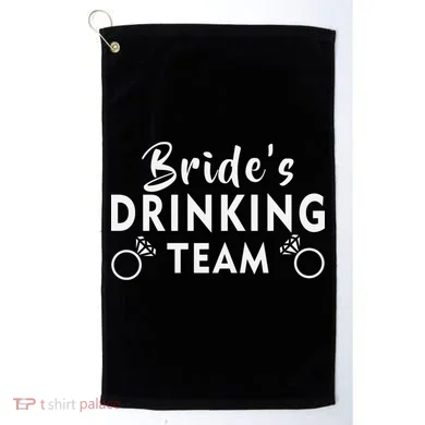 Bride's Drinking Team Golf Towel