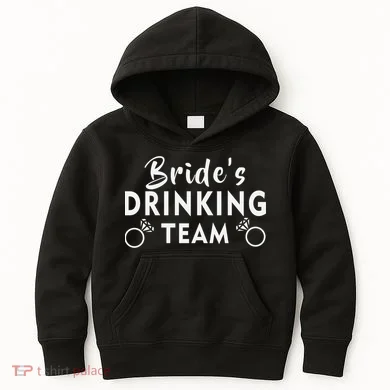Bride's Drinking Team Kids Hoodie