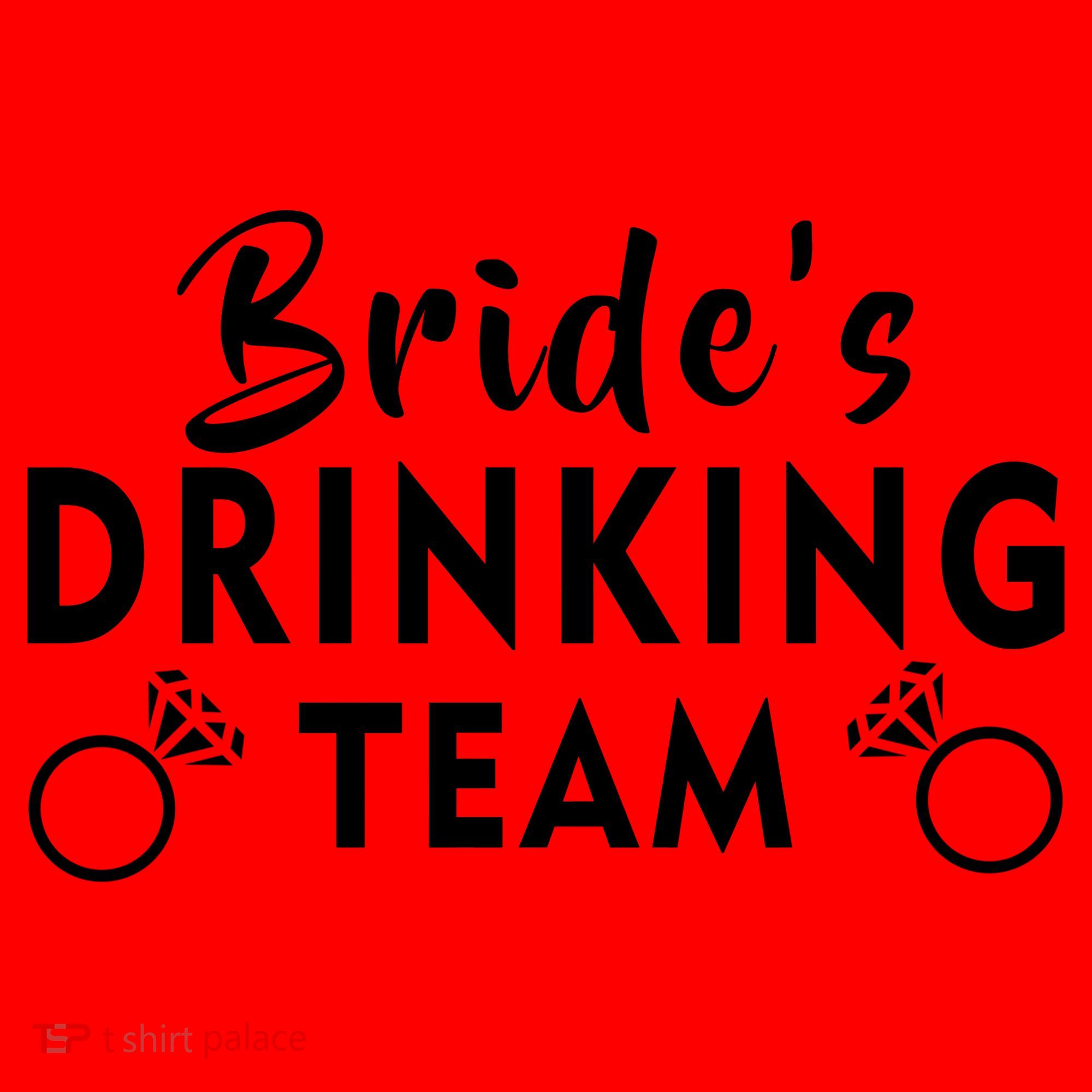 Bride's Drinking Team Santa Hat