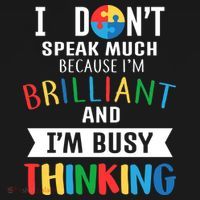 Brilliant And Busy Thinking Autism Awareness Doggie Tank thumb 4