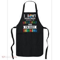 Brilliant And Busy Thinking Autism Awareness Apron thumb 0
