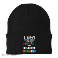 Brilliant And Busy Thinking Autism Awareness Beanie thumb 0