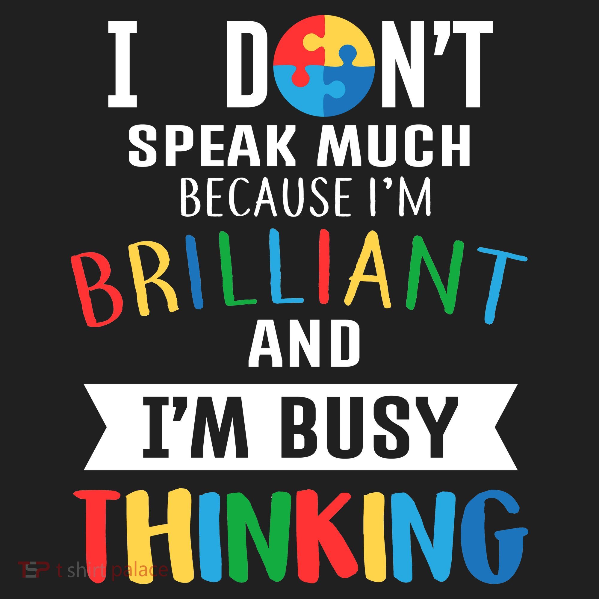 Brilliant And Busy Thinking Autism Awareness Beanie