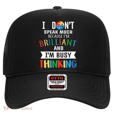 Brilliant And Busy Thinking Autism Awareness Hat