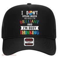 Brilliant And Busy Thinking Autism Awareness Hat thumb 0