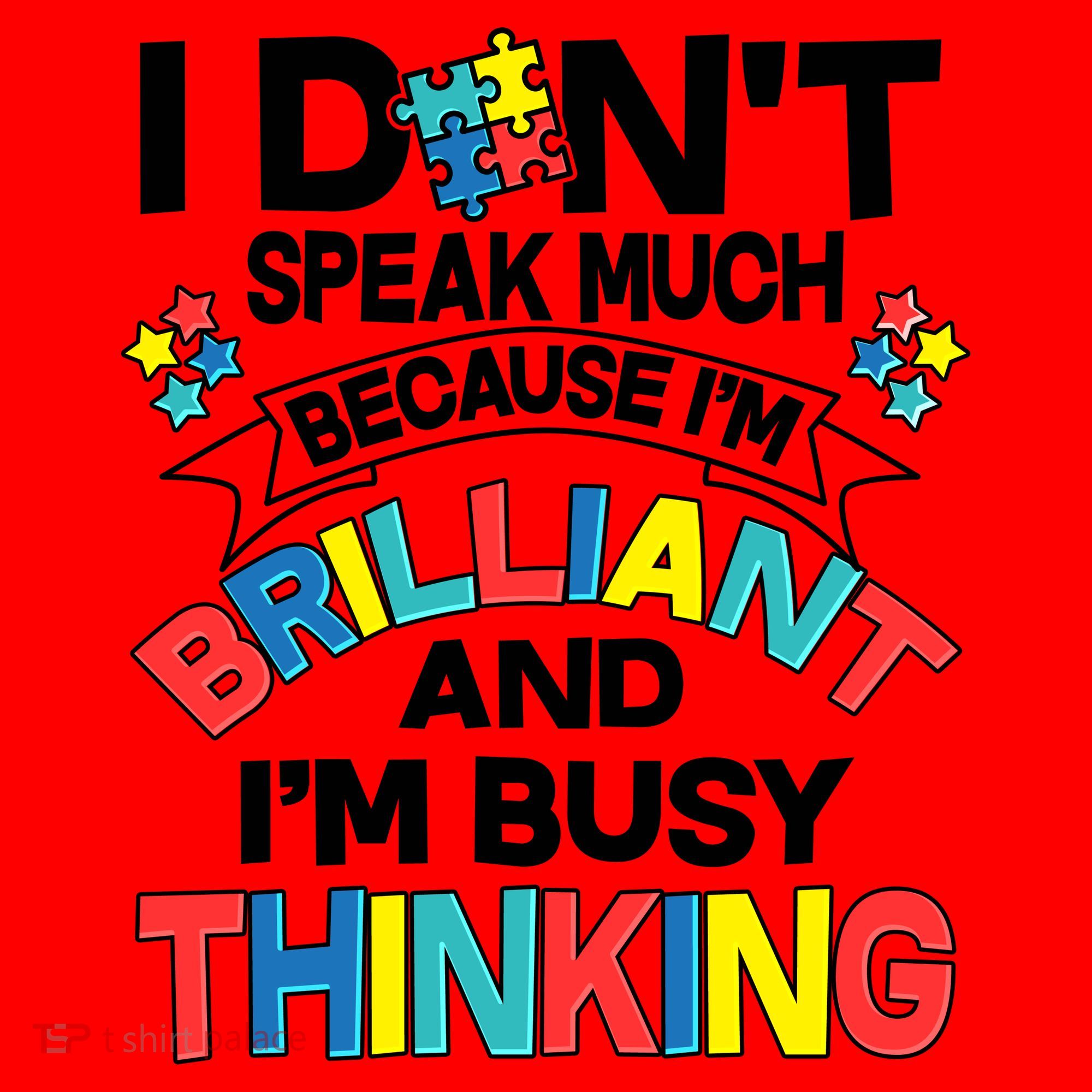 Brilliant Busy Thinking Autism Awareness Quote Santa Hat