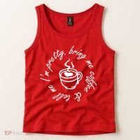 Bring Me Coffee And Tell Me I'm Pretty Tank Top thumb 2