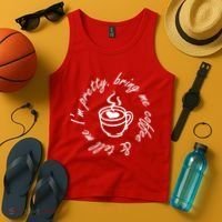 Bring Me Coffee And Tell Me I'm Pretty Tank Top thumb 4