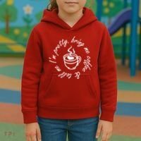 Bring Me Coffee And Tell Me I'm Pretty Kids Hoodie thumb 3