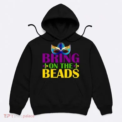 Bring On The Beads Mardi Gras Hoodie