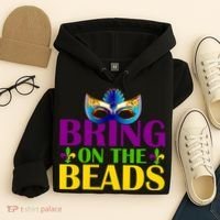 Bring On The Beads Mardi Gras Hoodie thumb 4