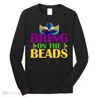 Bring On The Beads Mardi Gras Long Sleeve Shirt thumb 0