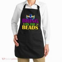 Bring On The Beads Mardi Gras Apron thumb 2