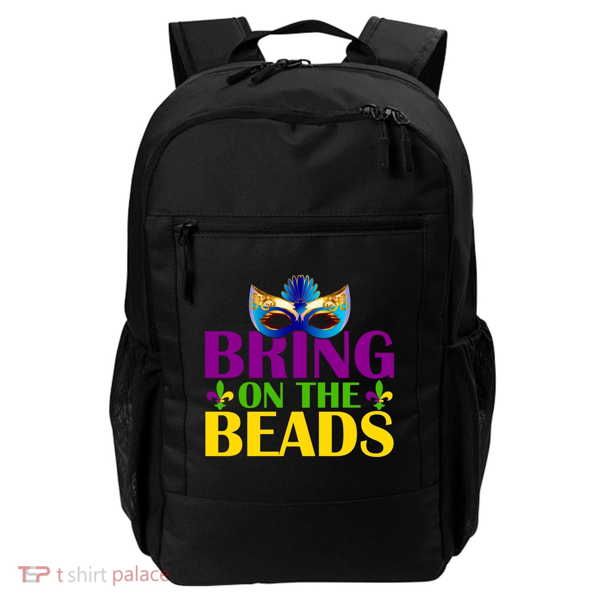 Bring On The Beads Mardi Gras Backpack