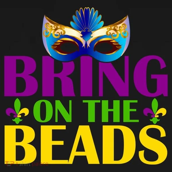 Bring On The Beads Mardi Gras Bucket Hat