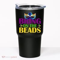 Bring On The Beads Mardi Gras Tumbler thumb 0