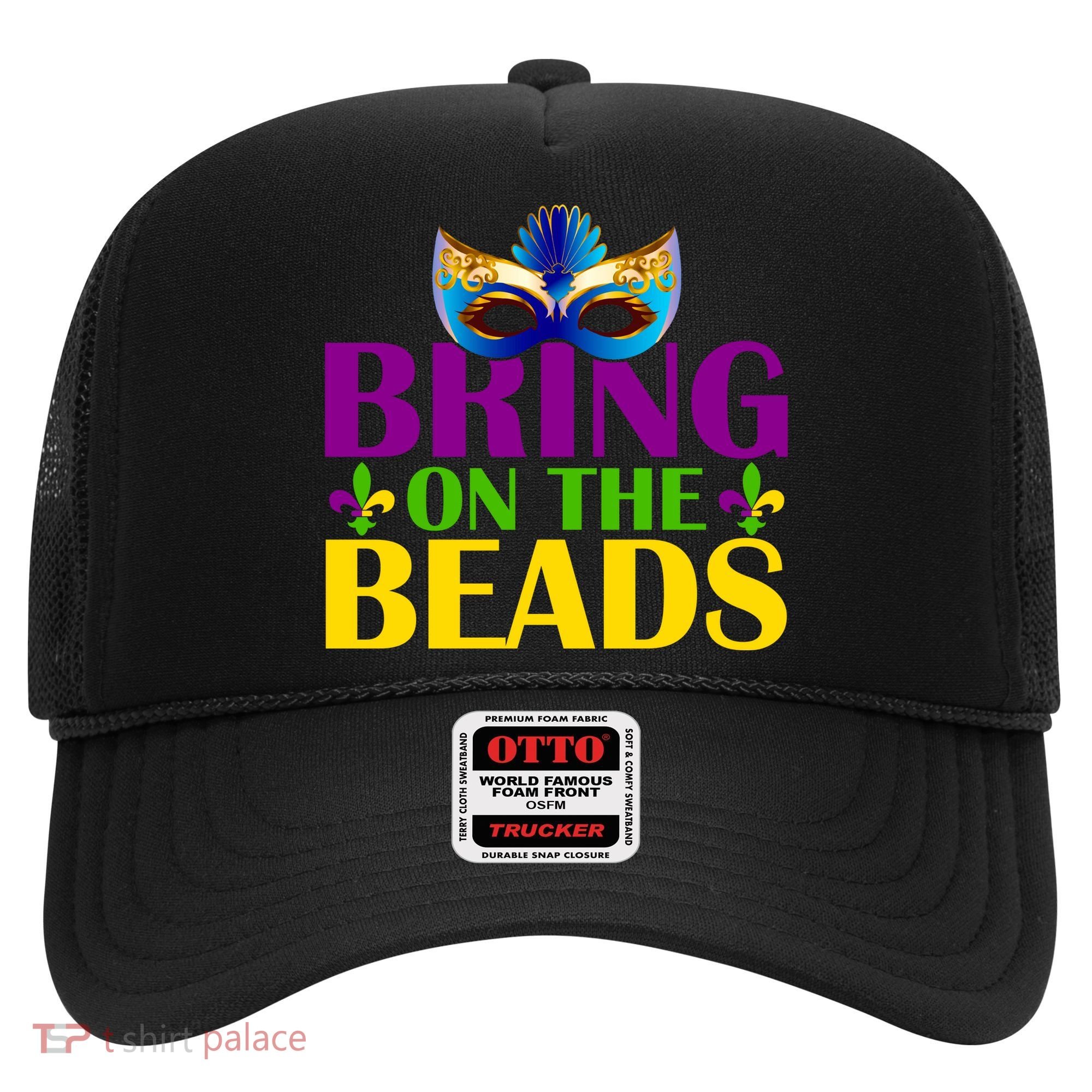 Bring On The Beads Mardi Gras Hat