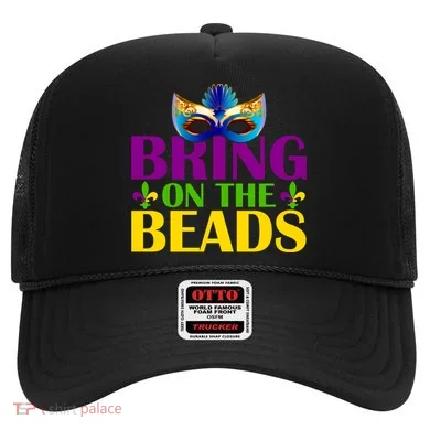 Bring On The Beads Mardi Gras Hat