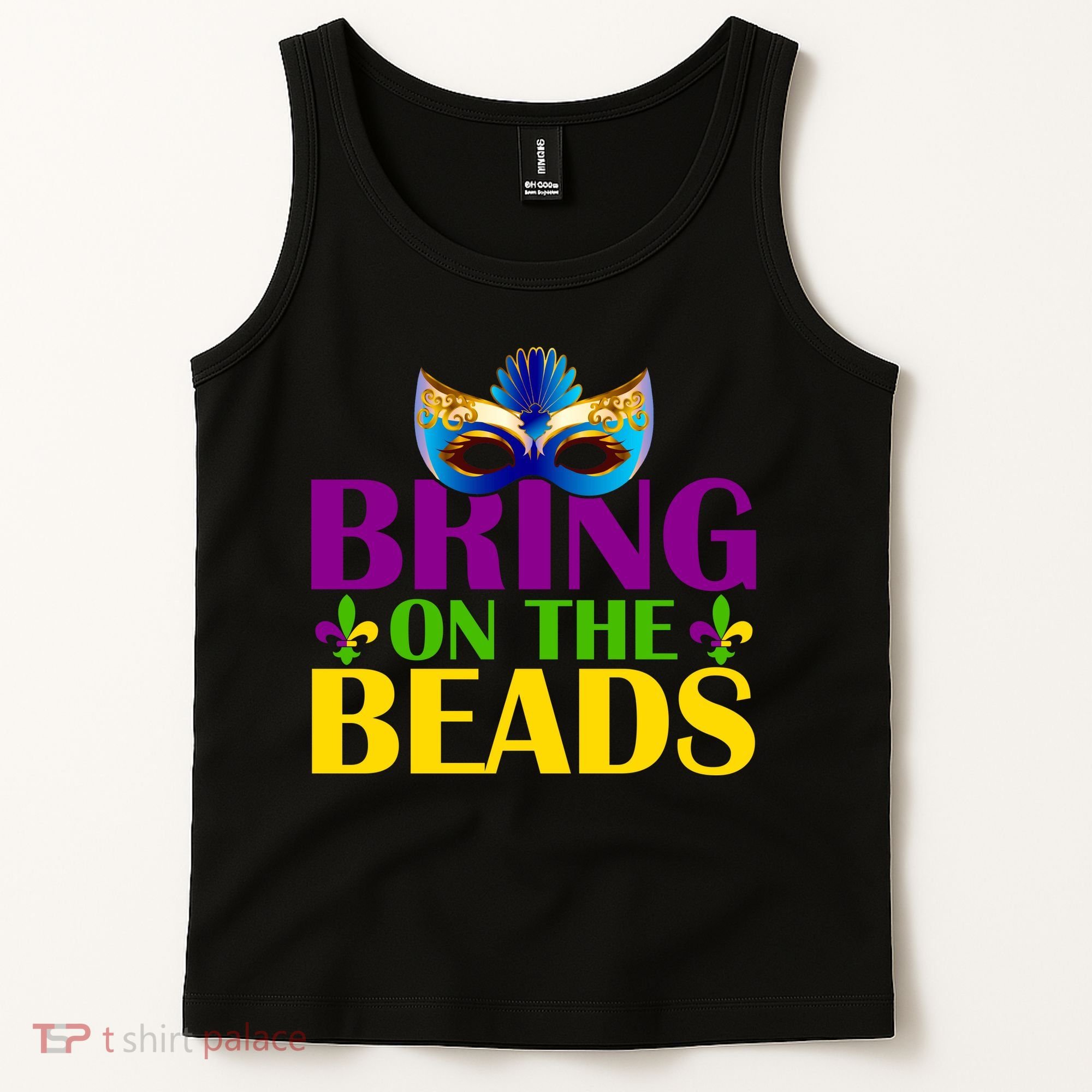 Bring On The Beads Mardi Gras Tank Top
