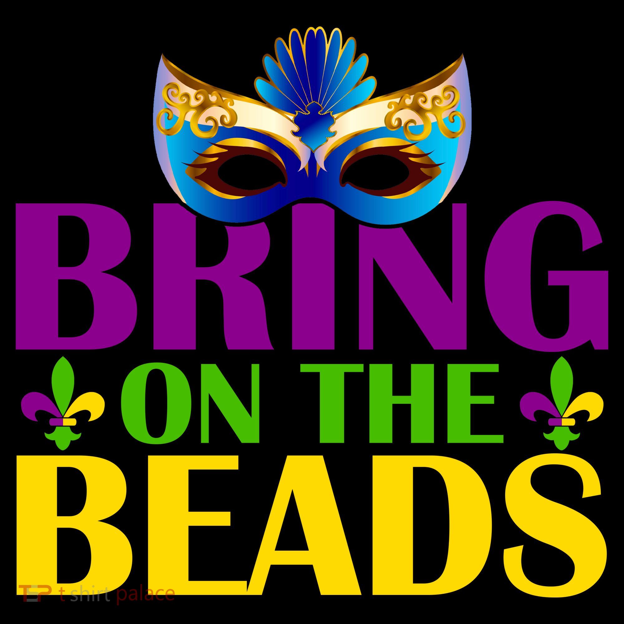 Bring On The Beads Mardi Gras Kids Sweatshirt