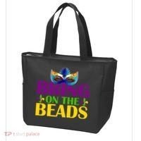 Bring On The Beads Mardi Gras Tote Bag thumb 3