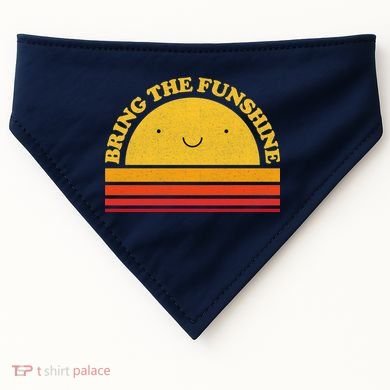 Bring On The Funshine USA-Made Doggie Bandana