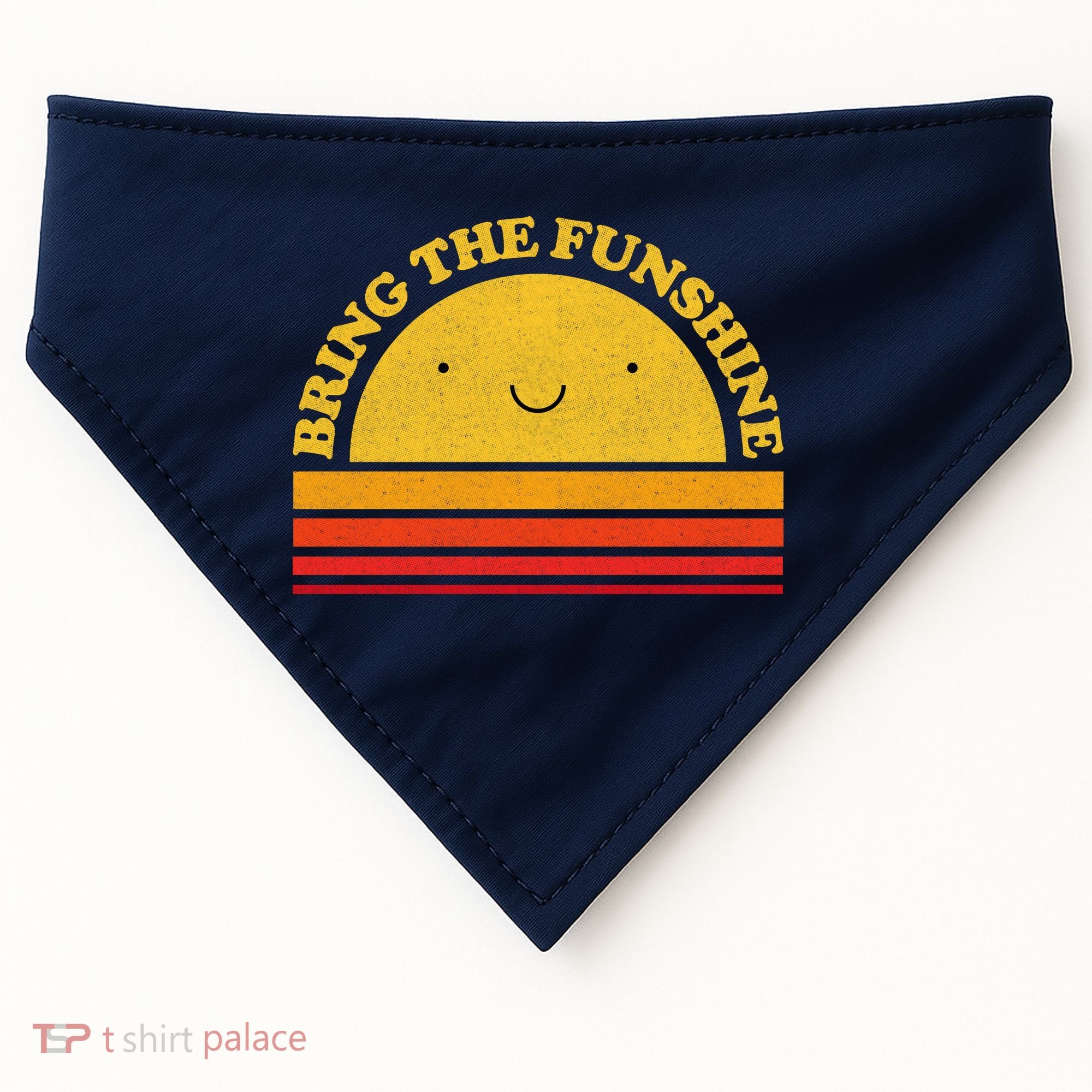 Bring On The Funshine USA-Made Doggie Bandana