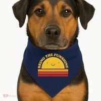 Bring On The Funshine USA-Made Doggie Bandana thumb 1