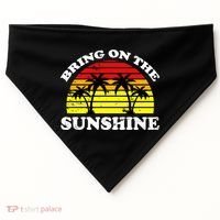 Bring On The Sunshine USA-Made Doggie Bandana thumb 0