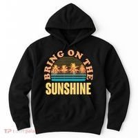 Bring On The Sunshine Tropical Palm Trees Hoodie thumb 0