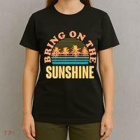 Bring On The Sunshine Tropical Palm Trees T-Shirt thumb 4