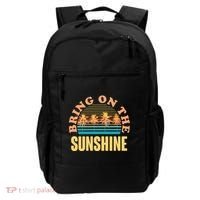 Bring On The Sunshine Tropical Palm Trees Backpack thumb 0