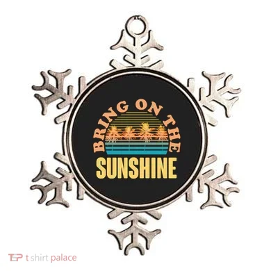Bring On The Sunshine Tropical Palm Trees Ornament