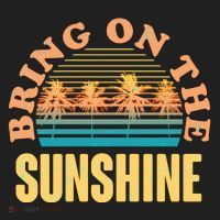 Bring On The Sunshine Tropical Palm Trees Hat thumb 2