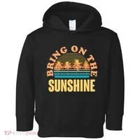 Bring On The Sunshine Tropical Palm Trees Toddler Hoodie thumb 0