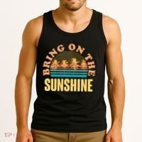 Bring On The Sunshine Tropical Palm Trees Tank Top thumb 3