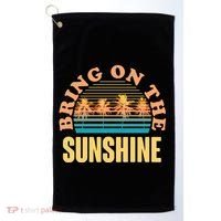 Bring On The Sunshine Tropical Palm Trees Golf Towel thumb 0